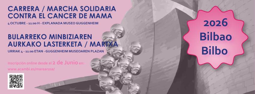 CARRERA SOLIDARIA CONTRA EL CANCER DE MAMA BILBAO
